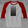 Raglan 3/4 Roundneck Shirt (Gray Body) Thumbnail