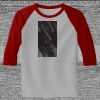 Raglan 3/4 Roundneck Shirt (Gray Body) Thumbnail
