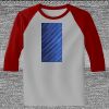 Raglan 3/4 Roundneck Shirt (Gray Body) Thumbnail