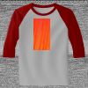 Raglan 3/4 Roundneck Shirt (Gray Body) Thumbnail