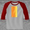 Raglan 3/4 Roundneck Shirt (Gray Body) Thumbnail