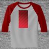 Raglan 3/4 Roundneck Shirt (Gray Body) Thumbnail