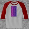 Raglan 3/4 Roundneck Shirt (Gray Body) Thumbnail