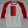Raglan 3/4 Roundneck Shirt (Gray Body) Thumbnail