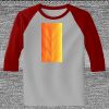 Raglan 3/4 Roundneck Shirt (Gray Body) Thumbnail