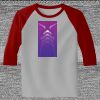 Raglan 3/4 Roundneck Shirt (Gray Body) Raglan 3/4 Roundneck Shirt (Gray Body) Thumbnail
