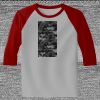 Raglan 3/4 Roundneck Shirt (Gray Body) Raglan 3/4 Roundneck Shirt (Gray Body) Thumbnail