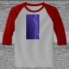 Raglan 3/4 Roundneck Shirt (Gray Body) Raglan 3/4 Roundneck Shirt (Gray Body) Thumbnail