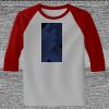 Raglan 3/4 Roundneck Shirt (Gray Body) Raglan 3/4 Roundneck Shirt (Gray Body) Thumbnail
