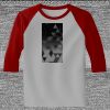 Raglan 3/4 Roundneck Shirt (Gray Body) Raglan 3/4 Roundneck Shirt (Gray Body) Thumbnail