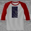Raglan 3/4 Roundneck Shirt (Gray Body) Thumbnail