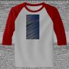 Raglan 3/4 Roundneck Shirt (Gray Body) Thumbnail