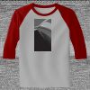 Raglan 3/4 Roundneck Shirt (Gray Body) Thumbnail