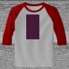 Raglan 3/4 Roundneck Shirt (Gray Body) Thumbnail