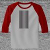 Raglan 3/4 Roundneck Shirt (Gray Body) Thumbnail