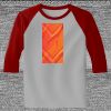 Raglan 3/4 Roundneck Shirt (Gray Body) Thumbnail