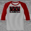Raglan 3/4 Roundneck Shirt (Gray Body) Thumbnail