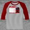Raglan 3/4 Roundneck Shirt (Gray Body) Thumbnail