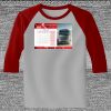 Raglan 3/4 Roundneck Shirt (Gray Body) Thumbnail