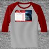Raglan 3/4 Roundneck Shirt (Gray Body) Thumbnail