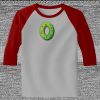 Raglan 3/4 Roundneck Shirt (Gray Body) Raglan 3/4 Roundneck Shirt (Gray Body) Thumbnail