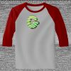 Raglan 3/4 Roundneck Shirt (Gray Body) Raglan 3/4 Roundneck Shirt (Gray Body) Thumbnail