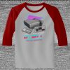 Raglan 3/4 Roundneck Shirt (Gray Body) Raglan 3/4 Roundneck Shirt (Gray Body) Thumbnail