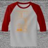 Raglan 3/4 Roundneck Shirt (Gray Body) Thumbnail