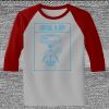 Raglan 3/4 Roundneck Shirt (Gray Body) Raglan 3/4 Roundneck Shirt (Gray Body) Thumbnail