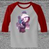 Raglan 3/4 Roundneck Shirt (Gray Body) Thumbnail