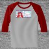 Raglan 3/4 Roundneck Shirt (Gray Body) Raglan 3/4 Roundneck Shirt (Gray Body) Thumbnail