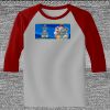 Raglan 3/4 Roundneck Shirt (Gray Body) Raglan 3/4 Roundneck Shirt (Gray Body) Thumbnail