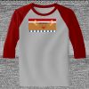 Raglan 3/4 Roundneck Shirt (Gray Body) Raglan 3/4 Roundneck Shirt (Gray Body) Thumbnail