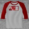 Raglan 3/4 Roundneck Shirt (Gray Body) Raglan 3/4 Roundneck Shirt (Gray Body) Thumbnail