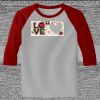 Raglan 3/4 Roundneck Shirt (Gray Body) Raglan 3/4 Roundneck Shirt (Gray Body) Thumbnail
