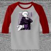 Raglan 3/4 Roundneck Shirt (Gray Body) Thumbnail