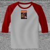Raglan 3/4 Roundneck Shirt (Gray Body) Thumbnail