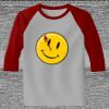 Raglan 3/4 Roundneck Shirt (Gray Body) Thumbnail