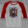 Raglan 3/4 Roundneck Shirt (Gray Body) Thumbnail