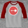 Raglan 3/4 Roundneck Shirt (Gray Body) Thumbnail