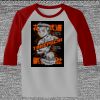 Raglan 3/4 Roundneck Shirt (Gray Body) Thumbnail