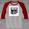 Raglan 3/4 Roundneck Shirt (Gray Body) Thumbnail