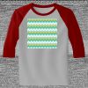 Raglan 3/4 Roundneck Shirt (Gray Body) Thumbnail