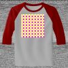 Raglan 3/4 Roundneck Shirt (Gray Body) Thumbnail