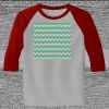 Raglan 3/4 Roundneck Shirt (Gray Body) Thumbnail