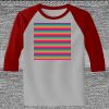 Raglan 3/4 Roundneck Shirt (Gray Body) Thumbnail