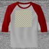Raglan 3/4 Roundneck Shirt (Gray Body) Thumbnail