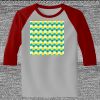 Raglan 3/4 Roundneck Shirt (Gray Body) Thumbnail