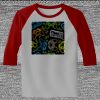 Raglan 3/4 Roundneck Shirt (Gray Body) Thumbnail