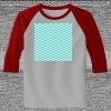Raglan 3/4 Roundneck Shirt (Gray Body) Thumbnail